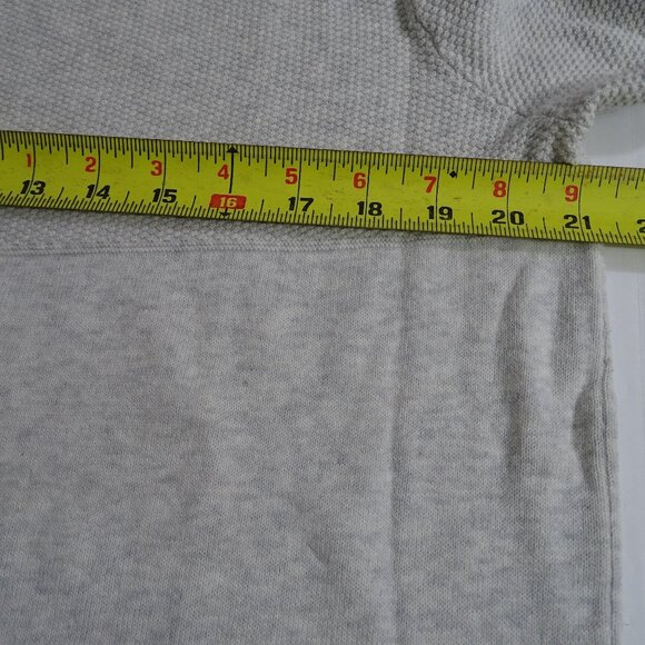 Goodfellow Mens Textured Knit Sweater Size L Heather Gray Long Sleeve Cotton - Picture 6 of 9